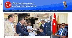 Desktop Screenshot of cayirova.gov.tr